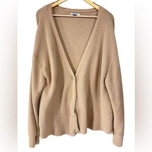 AMERICAN EAGLE Women's Size L Slouchy Sweater Cardigan Grandpa Oversized